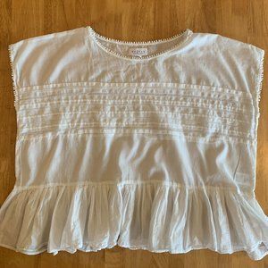 Velvet by Graham & Spencer White Flowy Top